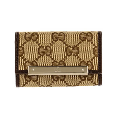 グッチ GUCCI キーケース ベージュ ブラウン 127048 KY9IR 9643