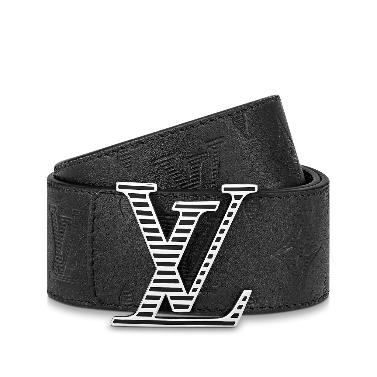 ルイ・ヴィトンベルト  サンチュール・LV シャドウ 40MMリバーシブル M0717U