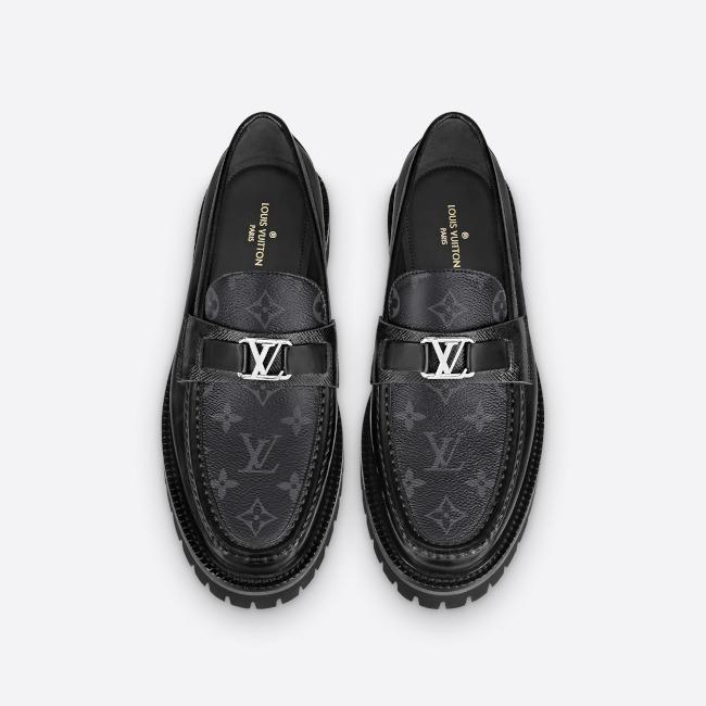 Louis Vuitton メジャー・ライン ローファー ブラック 1A8YIO