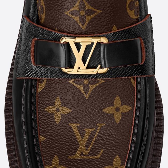 Louis Vuitton メジャー・ライン ローファー ブラウン 1A8YH6