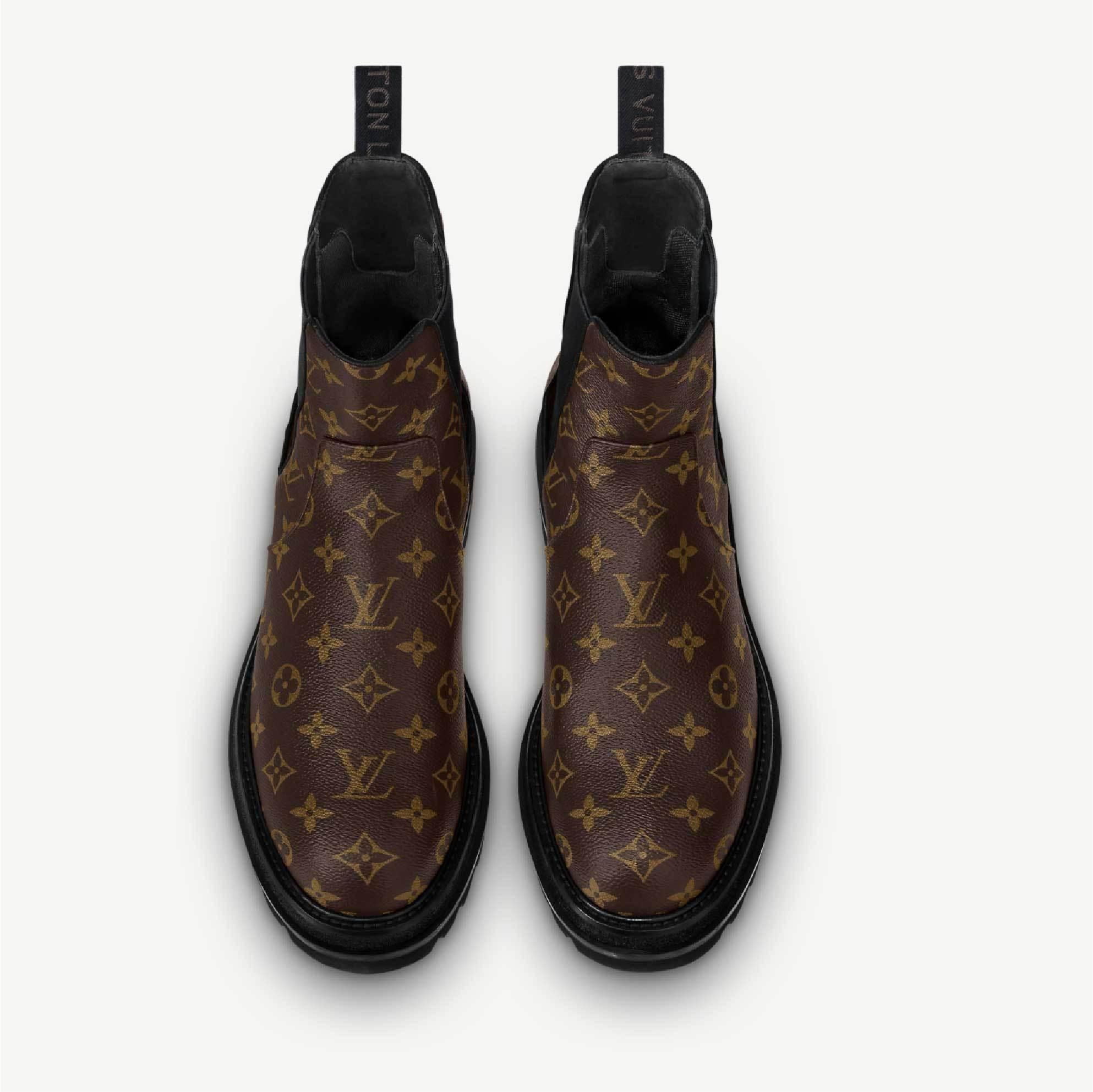 Louis Vitton LVブラックアイス・チェルシーアンクルブーツ 1A8JE4