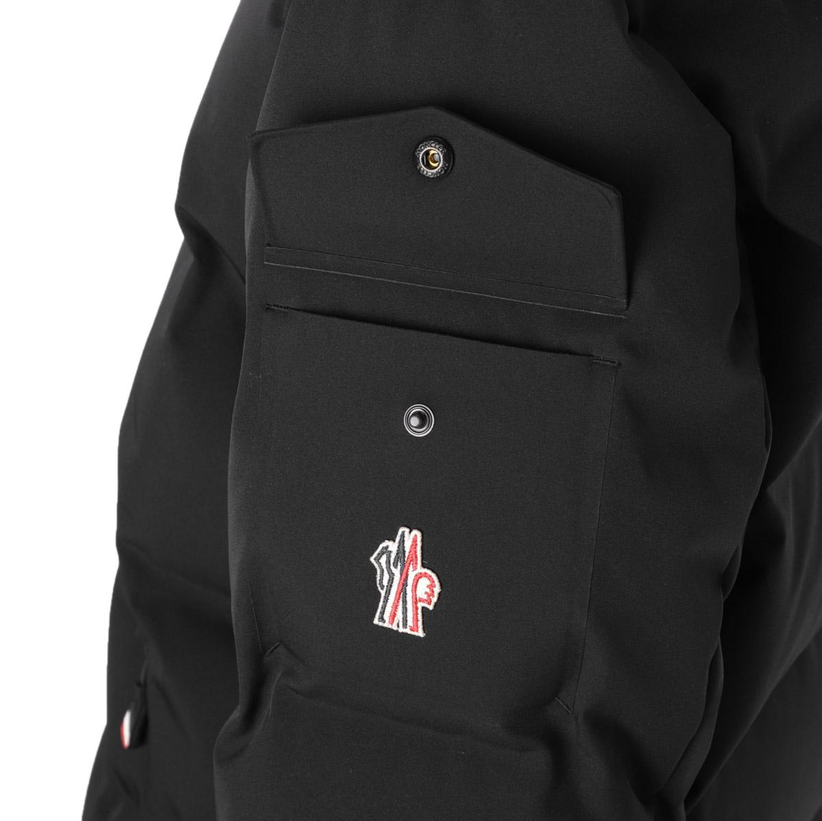 モンクレール グルノーブル MONCLER GRENOBLE フード付き ダウンジャケット ブラック montgetech 4190830 53066 999