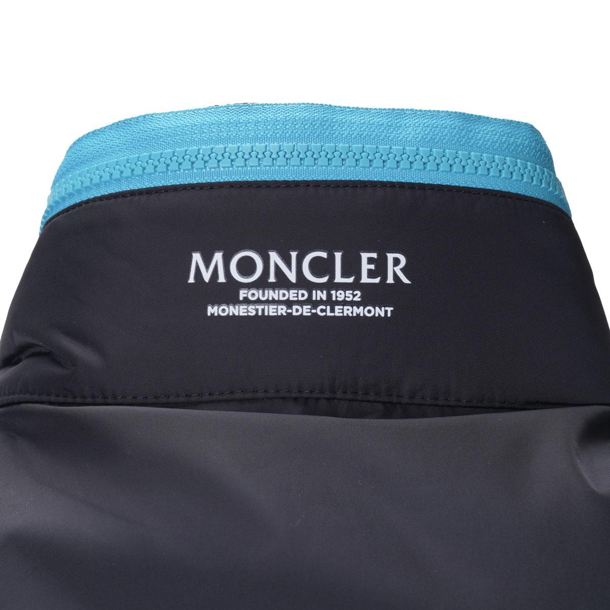 モンクレール MONCLER ダウンベスト ブルー ortac 1a00058 m1591 73x