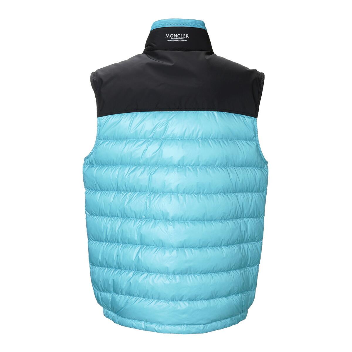 モンクレール MONCLER ダウンベスト ブルー ortac 1a00058 m1591 73x