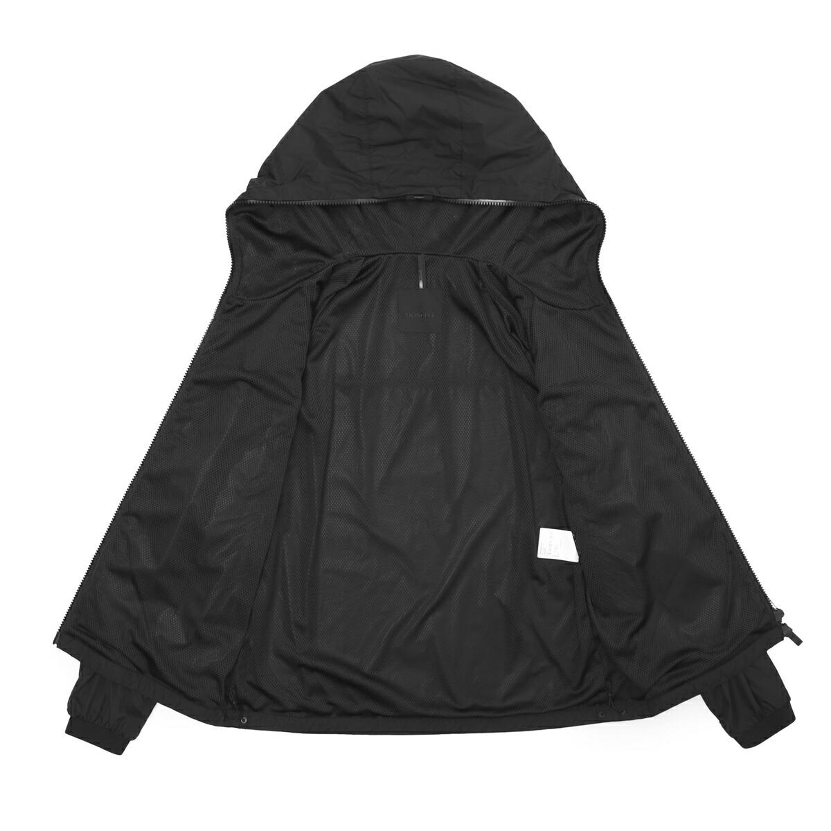 モンクレール MONCLER レインジャケット ラグランスリーブ ブラック メンズ besar 1a00189 68352 999