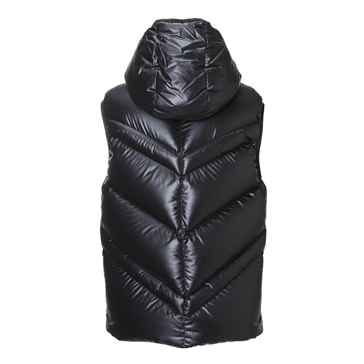 モンクレール MONCLER ダウンベスト ジレ ブラック メンズ guntur 1a00183 595ok 999