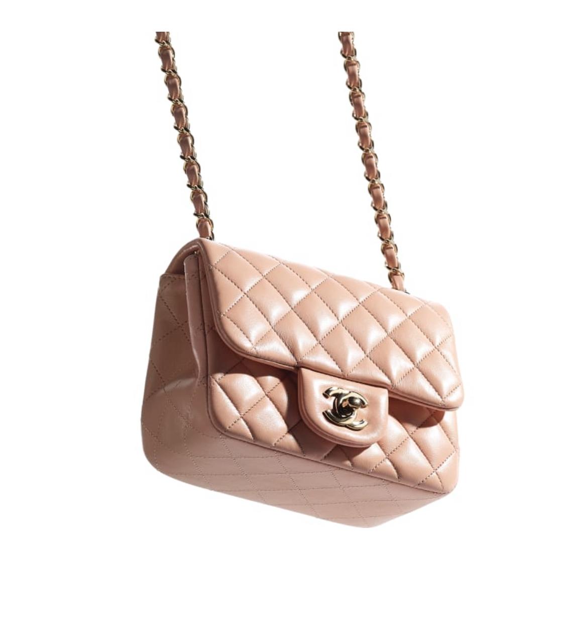 シャネル CHANEL ミニ フラップ バッグ ラムスキン A35200 Y04059 NB353