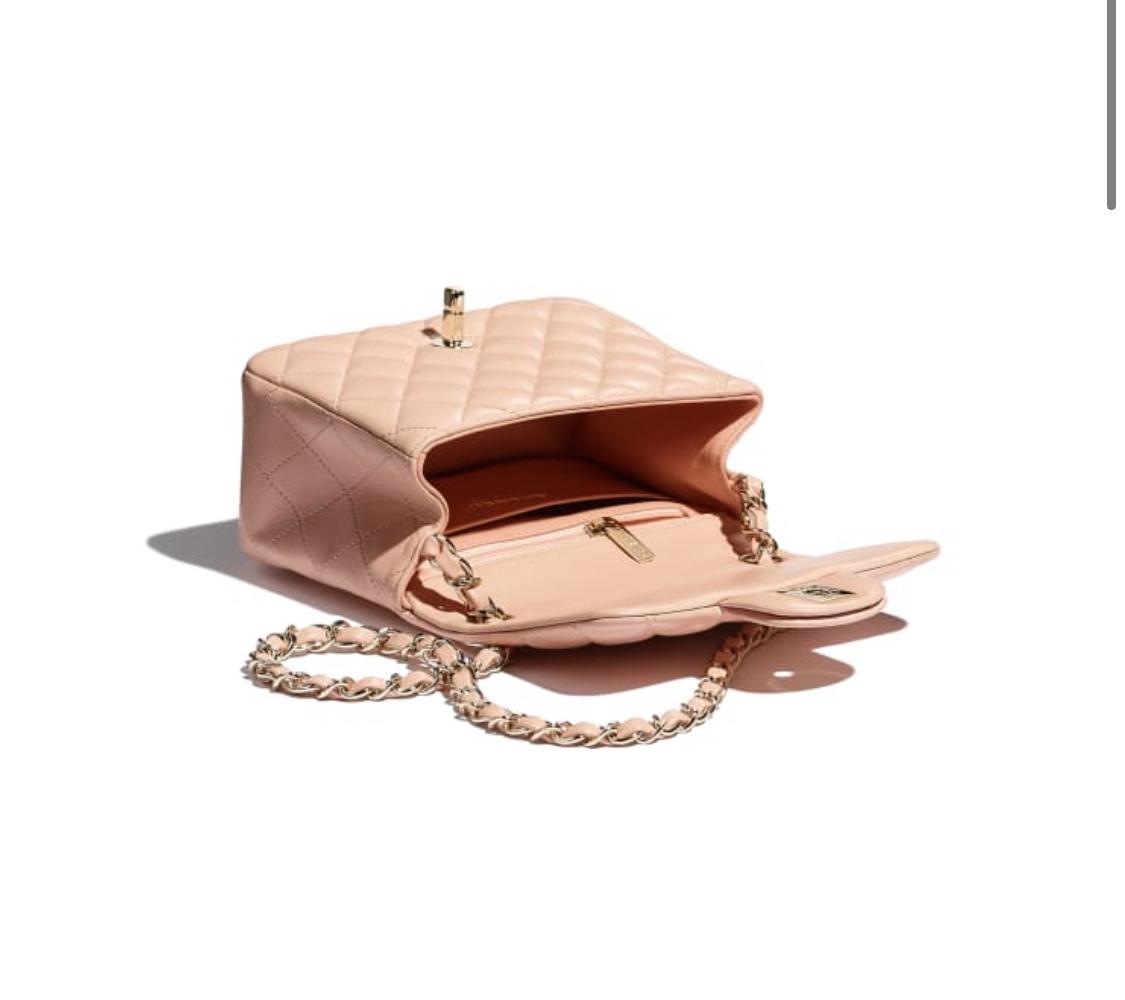 シャネル CHANEL ミニ フラップ バッグ ラムスキン A35200 Y04059 NB353