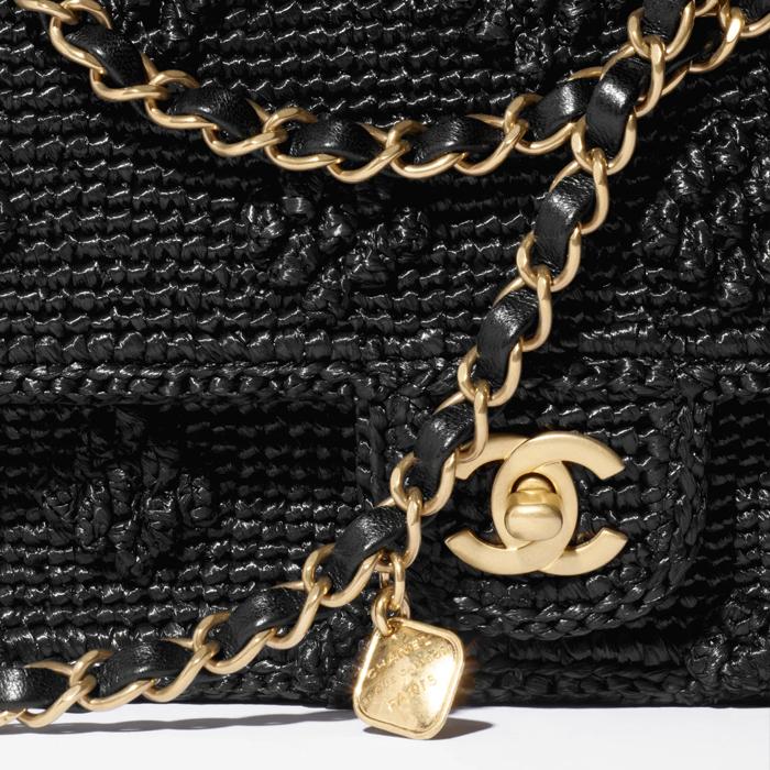 シャネル CHANEL フラップ バッグ ラフィア ショルダーバッグ AS4529 B15544 94305