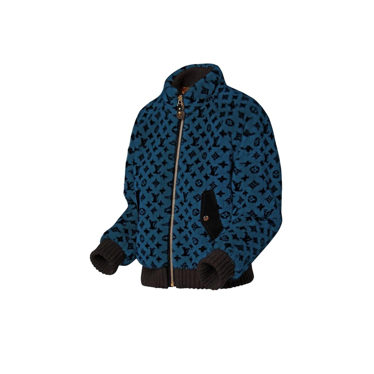 ルイヴィトン代引 LV モノグラム ミンク ボンバージャケット 1AC195