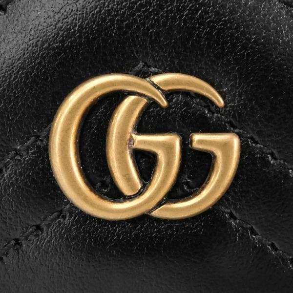 グッチ GUCCI カードケース レディース GGマーモント ブラック 443127 DTD1T 1000