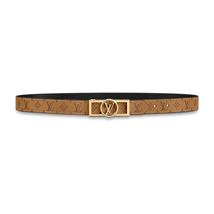 ルイヴィトンベルト LV /サンチュール・ドーフィーヌ 25MM リバーシブルベルト ブラック M0203U