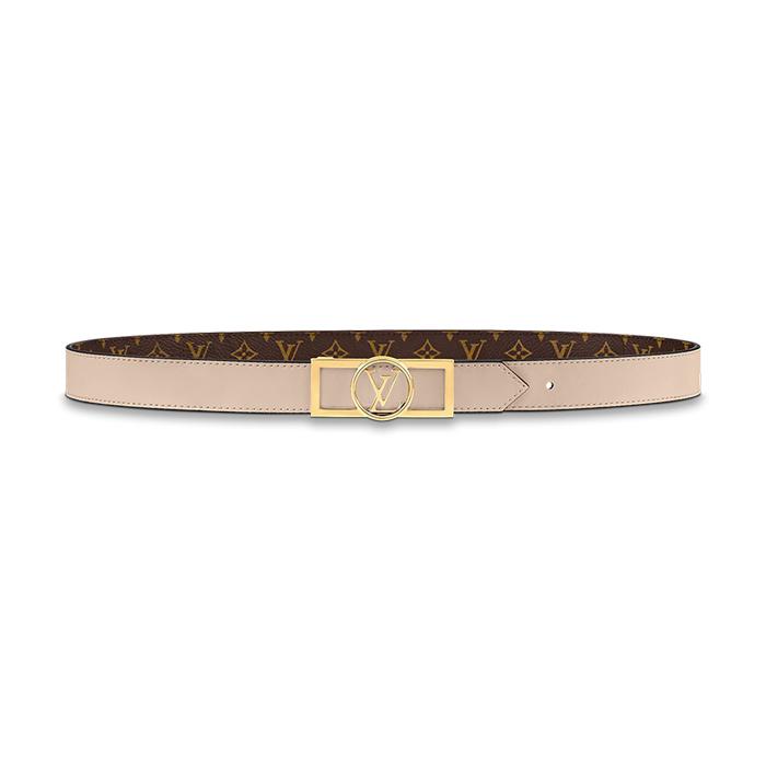 ルイヴィトン LV /サンチュール・ドーフィーヌ 25MM リバーシブルベルト クリーム M0388U