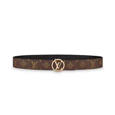 ルイヴィトンベルト LV サンチュール・LV サークル 35MM リバーシブル ノワール M9935W