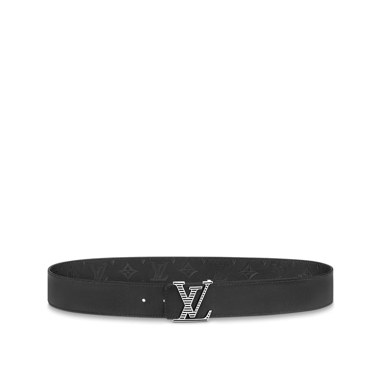 ルイ・ヴィトンベルト  サンチュール・LV シャドウ 40MMリバーシブル M0717U