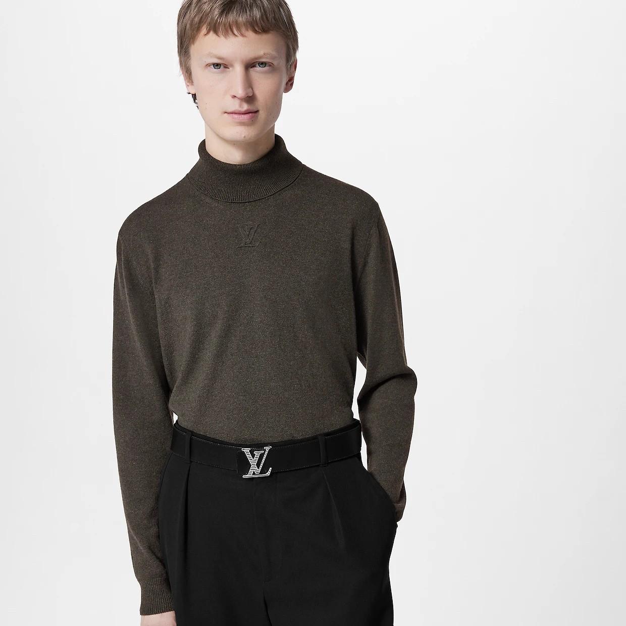 ルイ・ヴィトンベルト  サンチュール・LV シャドウ 40MMリバーシブル M0717U