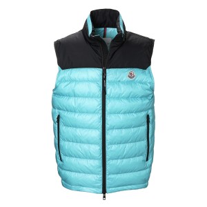 モンクレール MONCLER ダウンベスト ブルー ortac 1a00058 m1591 73x