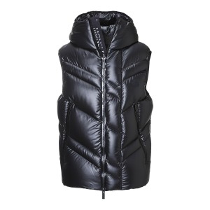 モンクレール MONCLER ダウンベスト ジレ ブラック メンズ guntur 1a00183 595ok 999