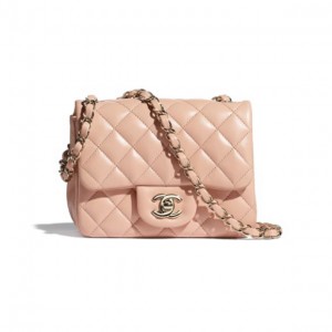 シャネル CHANEL ミニ フラップ バッグ ラムスキン A35200 Y04059 NB353