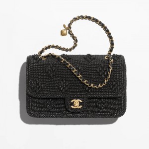 シャネル CHANEL フラップ バッグ ラフィア ショルダーバッグ AS4529 B15544 94305