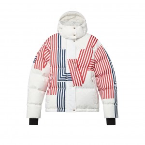 ルイヴィトン LV ストライプパファジャケット 1AC2FW
