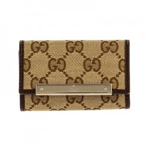 グッチ GUCCI キーケース ベージュ ブラウン 127048 KY9IR 9643