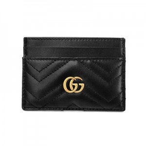 グッチ GUCCI カードケース レディース GGマーモント ブラック 443127 DTD1T 1000