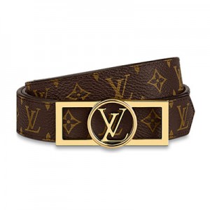 ルイヴィトン LV /サンチュール・ドーフィーヌ 25MM リバーシブルベルト ホワイト M0318U