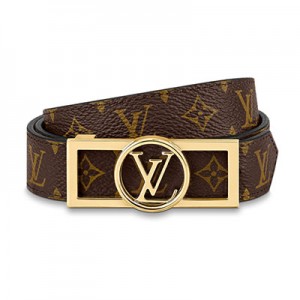 ルイヴィトン LV /サンチュール・ドーフィーヌ 25MM リバーシブルベルト クリーム M0388U