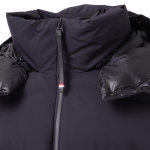 モンクレール グルノーブル MONCLER GRENOBLE フード付き ダウンジャケット ブラック montgetech 4190830 53066 999
