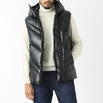 モンクレール MONCLER ダウンベスト ジレ ブラック メンズ guntur 1a00183 595ok 999