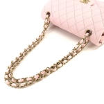 シャネル CHANEL マトラッセ 23 チェーン ショルダー バッグ キャビアスキン レザー ピンク A01113