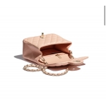 シャネル CHANEL ミニ フラップ バッグ ラムスキン A35200 Y04059 NB353