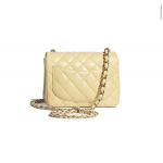 シャネル CHANEL ミニ フラップ バッグ ラムスキン A35200 Y04059 NA105