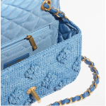 CHANEL ミニフラップバッグ ピンク 花柄 ショルダーバッグ AS4518 B15544 NW270