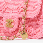 CHANEL ミニフラップバッグ ピンク 花柄 ショルダーバッグ AS4518 B15544 NW271