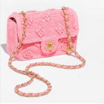CHANEL ミニフラップバッグ ピンク 花柄 ショルダーバッグ AS4518 B15544 NW271