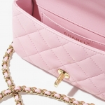 CHANEL トップハンドルミニフラップバッグ ブラック AS4847 B16355 NW780