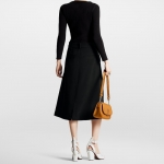 LOUIS VUITTON Lvチェーン リブニット プルオーバー ウール 1AC1SQ