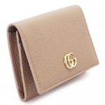 グッチ カードケース レディース GUCCI 名刺入れ プチマーモント レザー ベージュ 474748 CAO0G 5729​