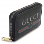 グッチ カードケース GUCCI 名刺入れ コインケース ラウンドファスナー レザー 496319 0GCAT 8163​