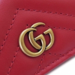 グッチ GUCCI 折財布 GG MARMONT 2.0  レッド系 466492 DTD1T 6433​