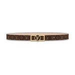 ルイヴィトン LV /サンチュール・ドーフィーヌ 25MM リバーシブルベルト クリーム M0388U
