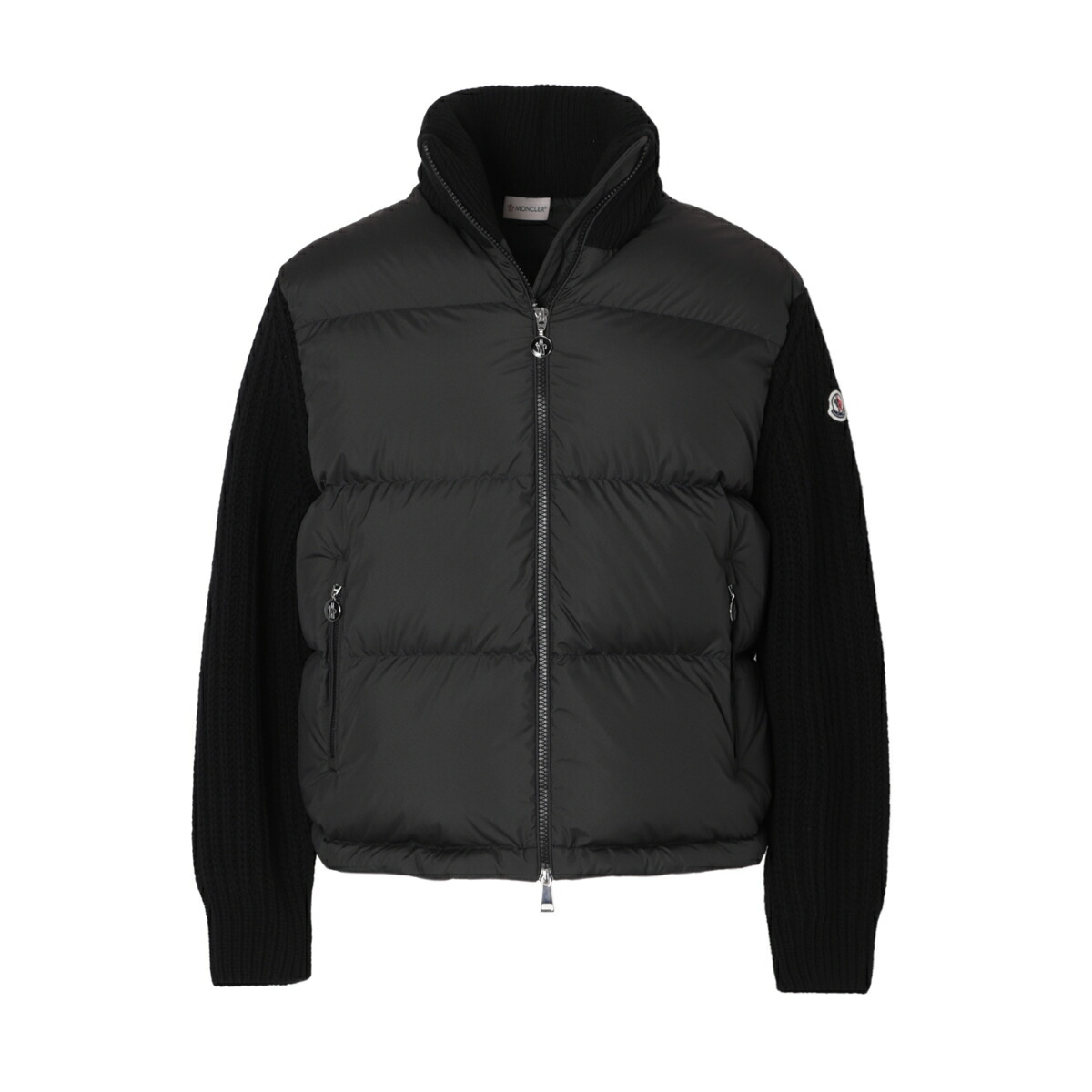 モンクレール MONCLER ダウン入りジップパーカ ブラック レディース 9b00025 m1241 999