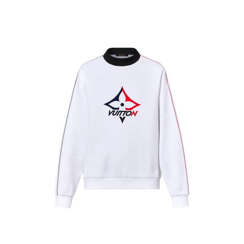 Louis Vuitton LVスノーフレークセーター 白 LVロゴ 1AC2ID