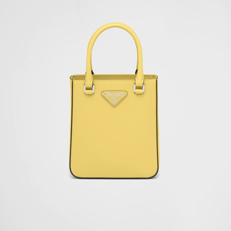 プラダ PRADA スモール ブラッシュドレザー トートバッグ 1BA331_ZO6_F0ZNZ_V_OOO