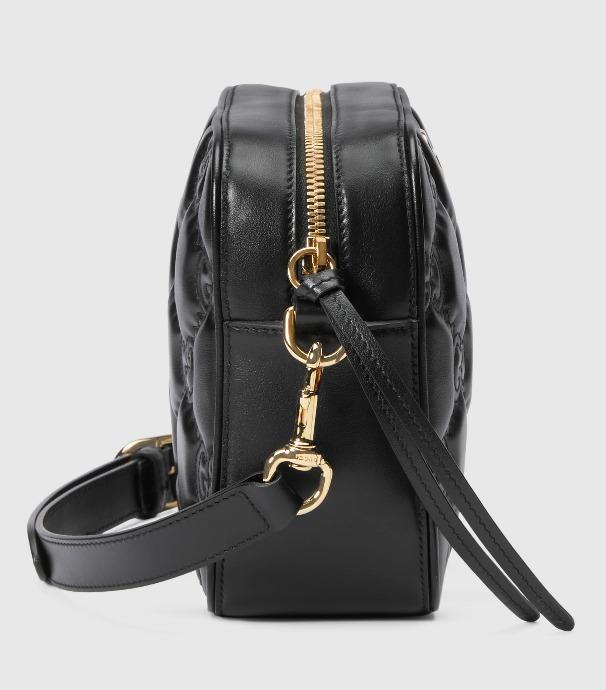 グッチ GUCCI GGマトラッセ レザー スモール バッグ ブラック 702234 UM8HG 1046