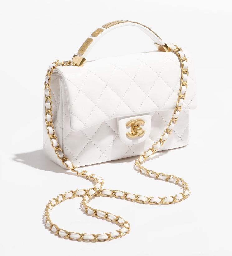シャネル CHANEL トップハンドル ミニ フラップバッグ AS4679 B15558 10601