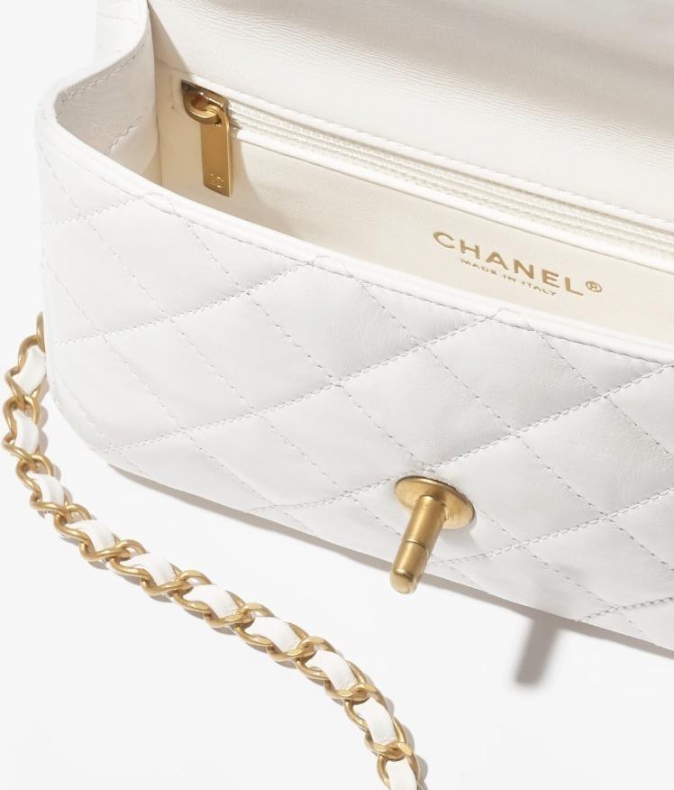 シャネル CHANEL トップハンドル ミニ フラップバッグ AS4679 B15558 10601