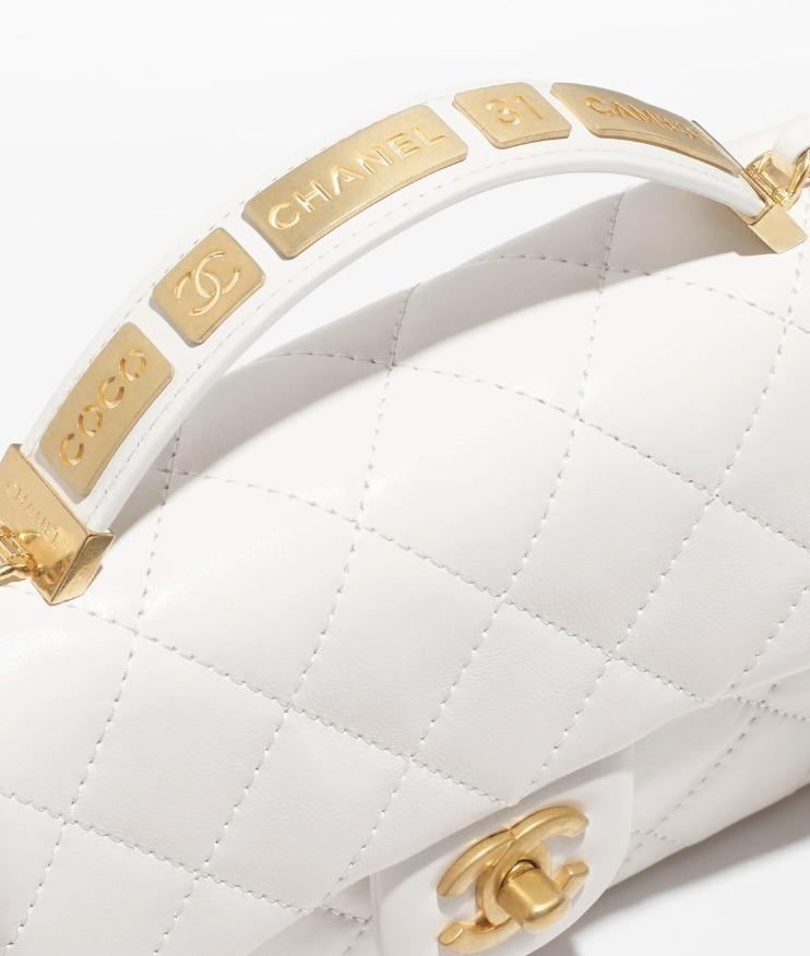 シャネル CHANEL トップハンドル ミニ フラップバッグ AS4679 B15558 10601